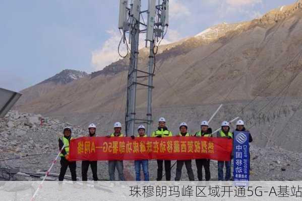 珠穆朗玛峰区域开通5G-A基站