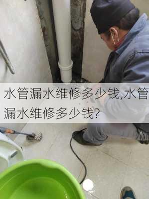 水管漏水维修多少钱,水管漏水维修多少钱?